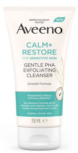 Aveeno -  Face Calm + Restore Gentle PHA Exfoliating Cleanser