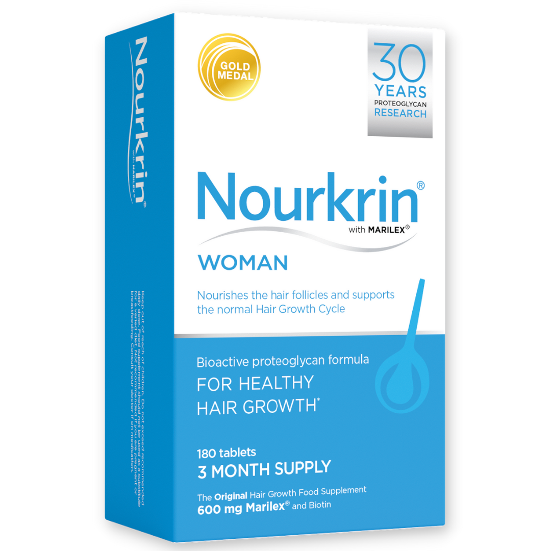 Nourkrin Woman for Hair Growth and Preservation 180 Tablets 3 Month Supply