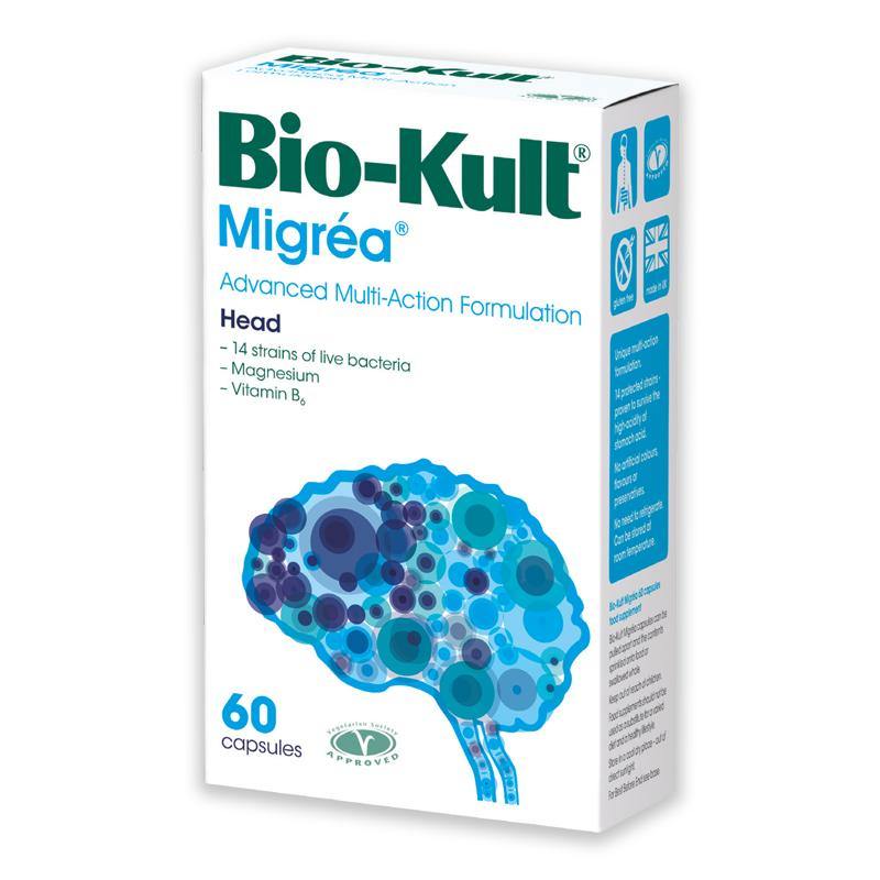 Bio-Kult - Migréa - Advanced Probiotic Multi-Action Formulation - 60 Capsules - Medipharm Online - Cheap Online Pharmacy Dublin Ireland Europe Best Price