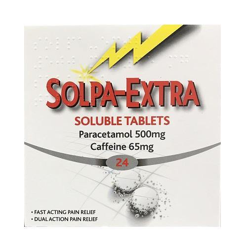 Solpa-Extra Soluble 500/65mg Tablets 24s - Medipharm Online