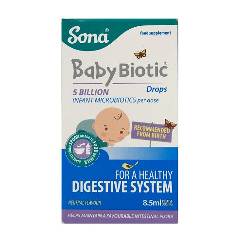 Sona BabyBiotic Microbiotic Drops 8.5ml - Medipharm Online - Cheap Online Pharmacy Dublin Ireland Europe Best Price