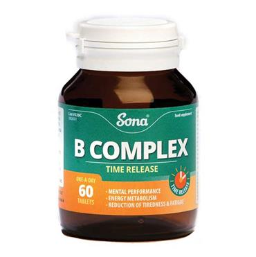 Sona B Complex 60 Tablets - Medipharm Online - Cheap Online Pharmacy Dublin Ireland Europe Best Price