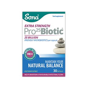 Sona Extra Strength Pro 25 Biotic 30 Pack - Medipharm Online - Cheap Online Pharmacy Dublin Ireland Europe Best Price