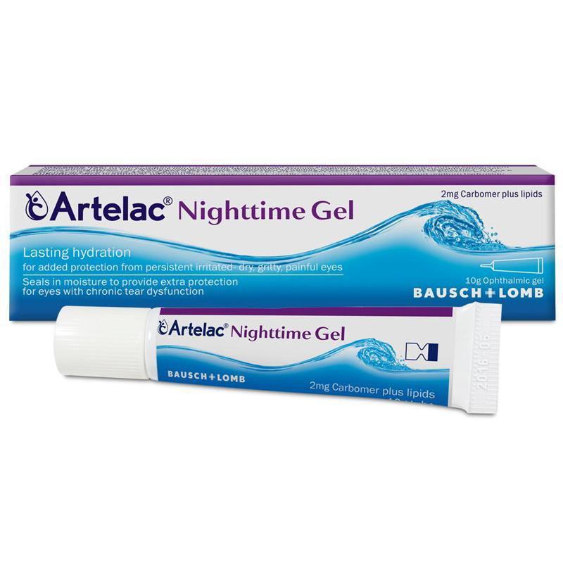 Artelac - Nighttime Gel Lasting Hydration For Irritated Dry Eyes - 10g. - Medipharm Online