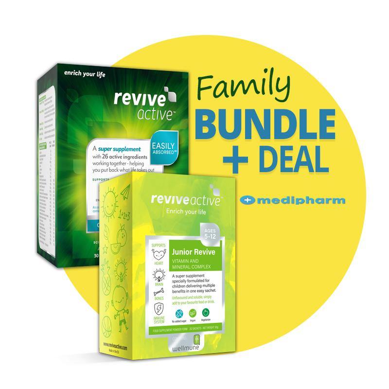 FAMILY Bundle Deal Revive Active Original 30 Pack + Revive Junior - Medipharm Online