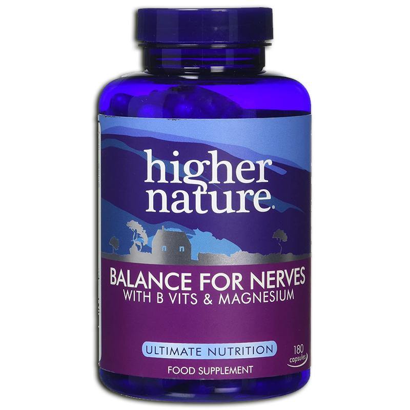 Higher Nature Balance for Nerves with Vitamin B & Magnesium 30 capsules - Medipharm Online