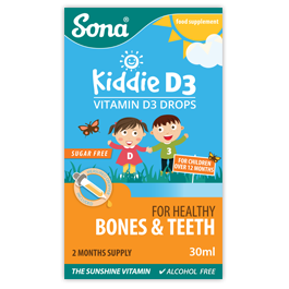 Sona Kiddie D3 Vitamin D3 Drops 30ml - Medipharm Online - Cheap Online Pharmacy Dublin Ireland Europe Best Price