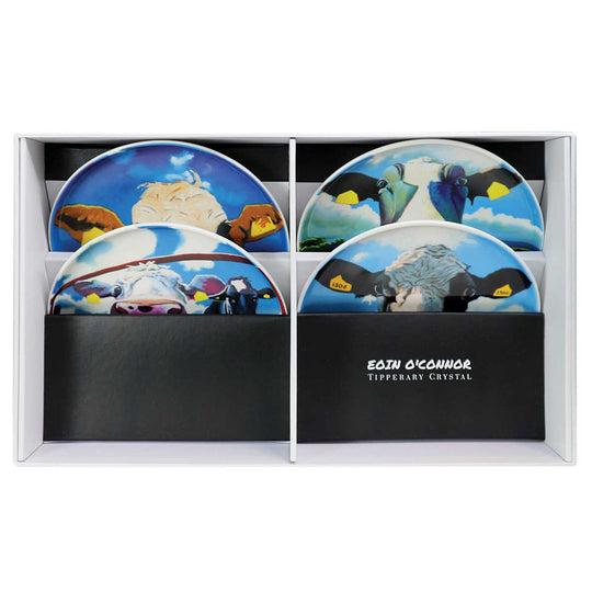 Eoin O'Connor Biscuit Plates Set of 4