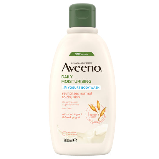 Aveeno Daily Moisturising Yogurt Body Wash Apricot & Honey - 300ml