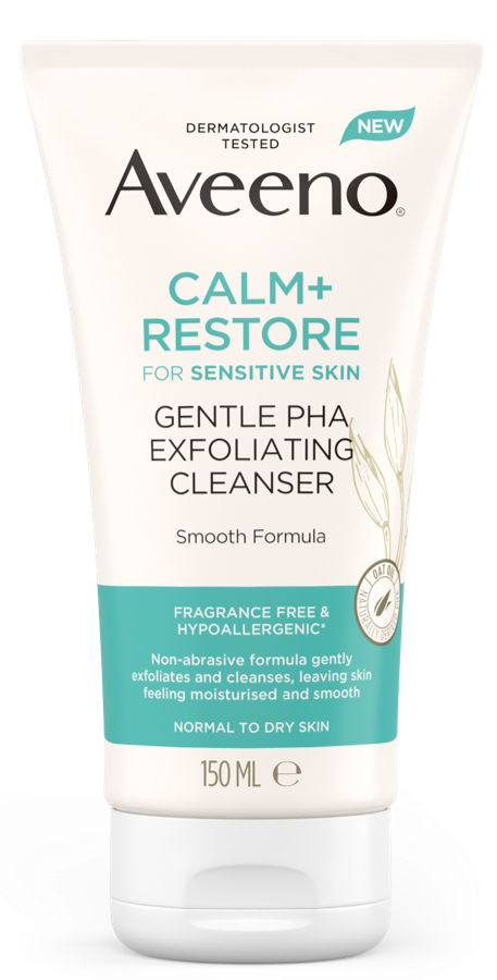 Aveeno -  Face Calm + Restore Gentle PHA Exfoliating Cleanser