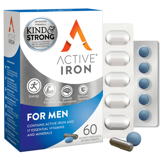 Active Iron & B Complex Plus for Men 60 Pack