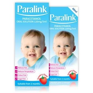 Paralink Paracetamol 120mg/5ml Oral Solution 100ml - Medipharm Online - Cheap Online Pharmacy Dublin Ireland Europe Best Price