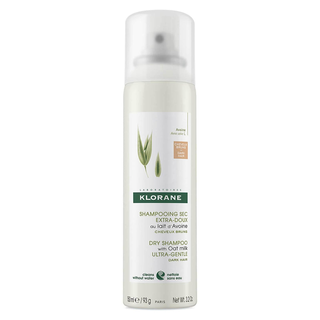Klorane Oat Milk Dry Shampoo Spray for Dark Hair 150ml - Medipharm Online