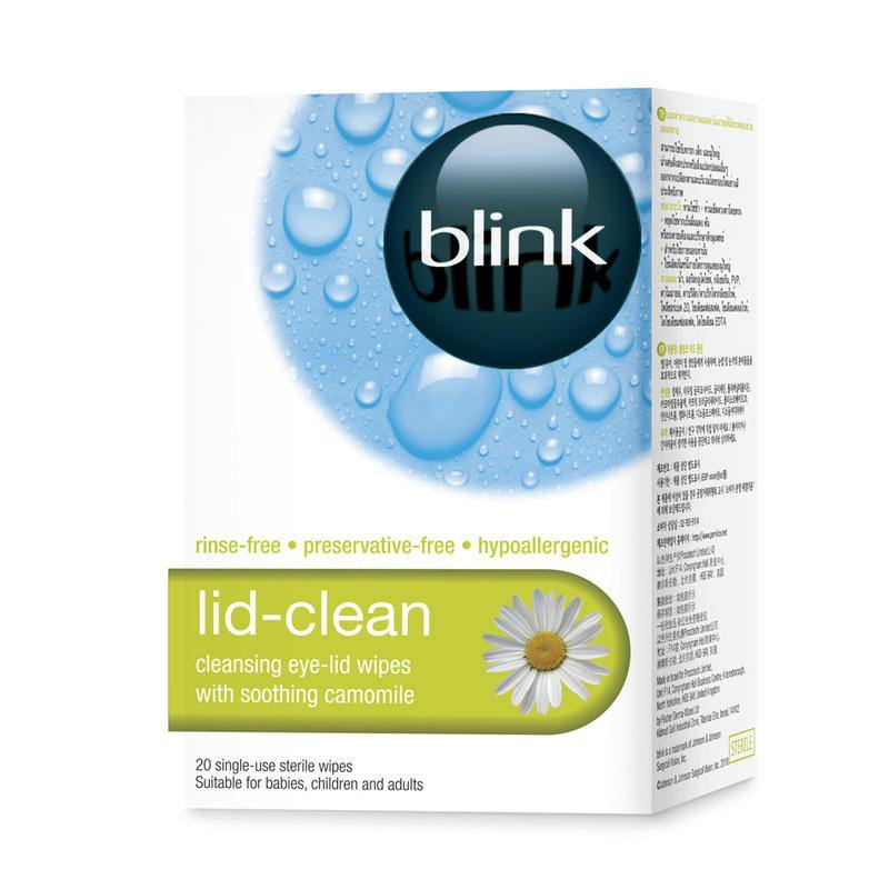 Blink Lid-Clean Cleansing Eye Lid Wipes 20 Pack - Medipharm Online
