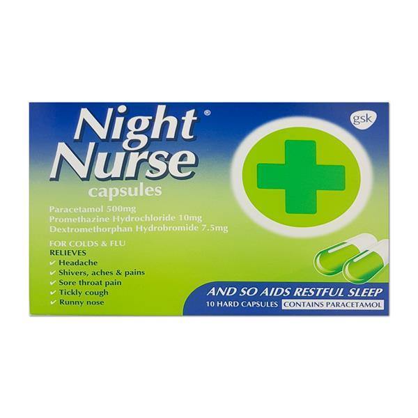 Night Nurse Caps 10s - Medipharm Online