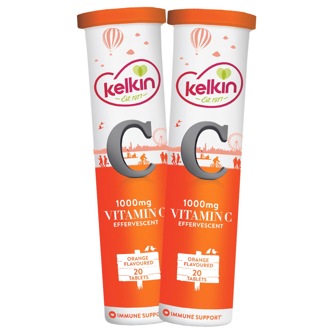 Kelkin Vitamin C Effervescent Tablets 20 Pack