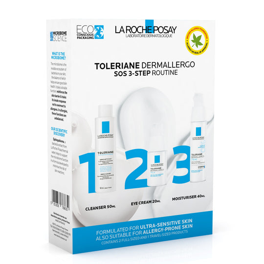 La Roche Posay Toleriane Dermallergo SOS Kit 3-Step Routine