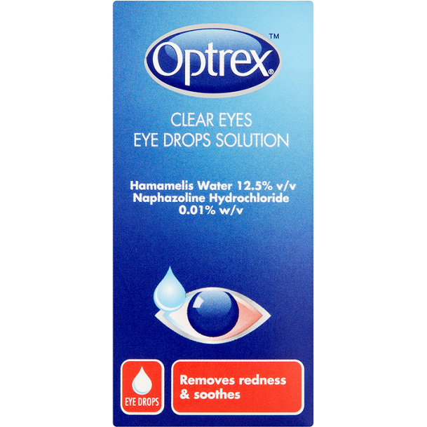 Optrex Clear Eyes Eye Drops Solution 10ml - Medipharm Online - Cheap Online Pharmacy Dublin Ireland Europe Best Price