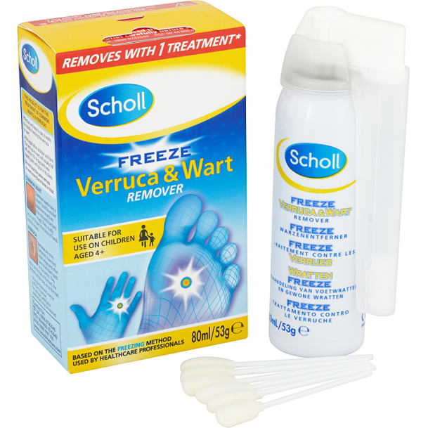 Scholl Freeze Verruca & Wart Remover 80ml - Medipharm Online - Cheap Online Pharmacy Dublin Ireland Europe Best Price