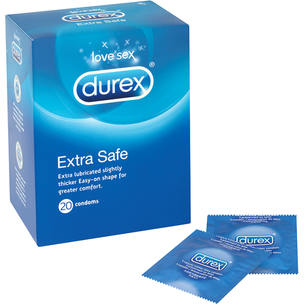 Durex - Extra Safe - 20 Condoms - Medipharm Online - Cheap Online Pharmacy Dublin Ireland Europe Best Price