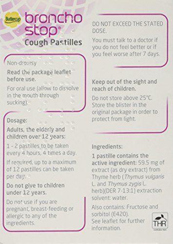 Buttercup Broncho Stop Cough Pastilles 10 pack - Medipharm Online