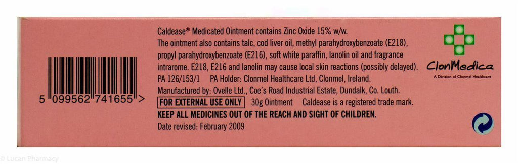 Caldease Medicated Ointment 30g - Medipharm Online