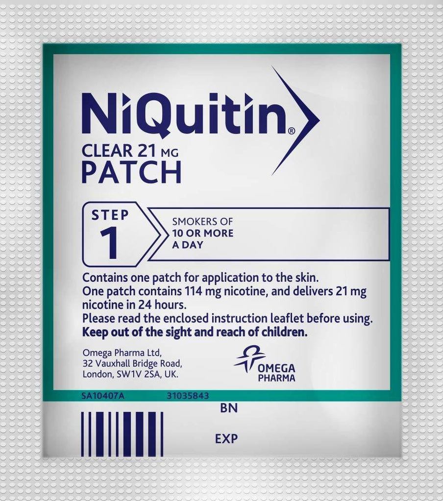 NIQUITIN Classic Step 1 14days 21MG (Patch) - Medipharm Online