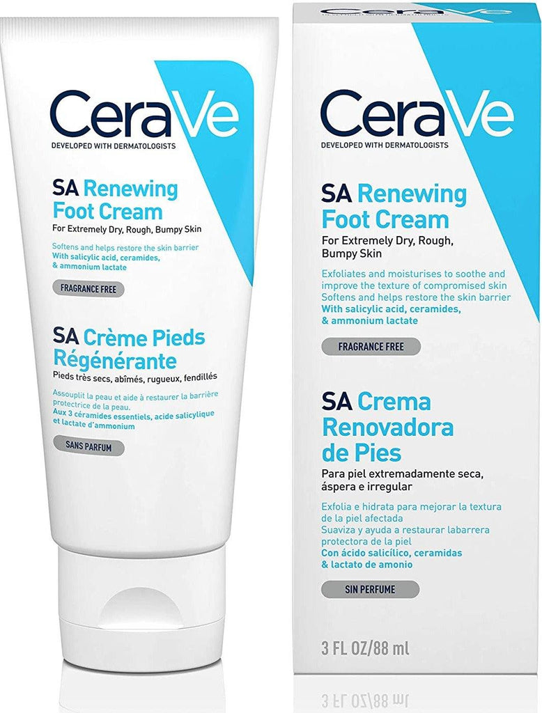 CeraVe SA Renewing Foot Cream 88ml - Medipharm Online