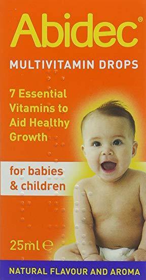 Abidec Multivitamin Oral Drops Solution for Babies & Children 25ml - Medipharm Online - Cheap Online Pharmacy Dublin Ireland Europe Best Price