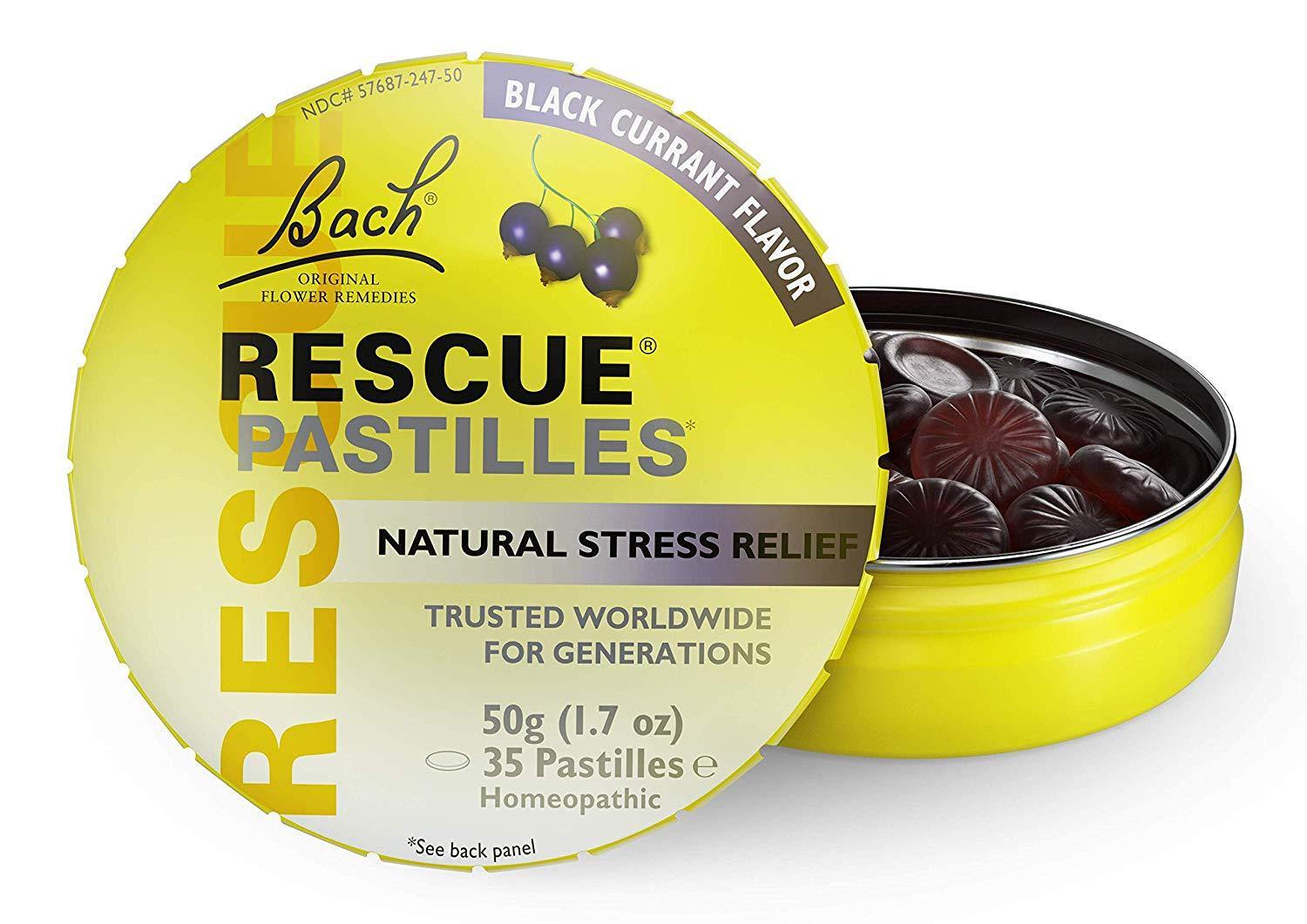 Bach - Rescue Remedy Pastilles - Blackcurrant - 50g - Medipharm Online - Cheap Online Pharmacy Dublin Ireland Europe Best Price