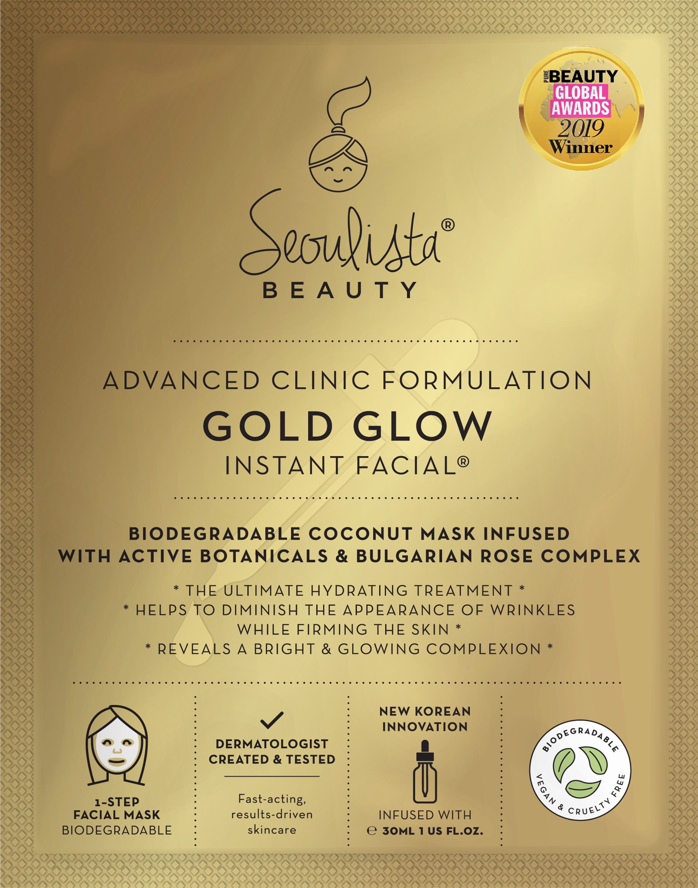 Seoulista Beauty - Advanced Clinic Formulation - Gold Glow
