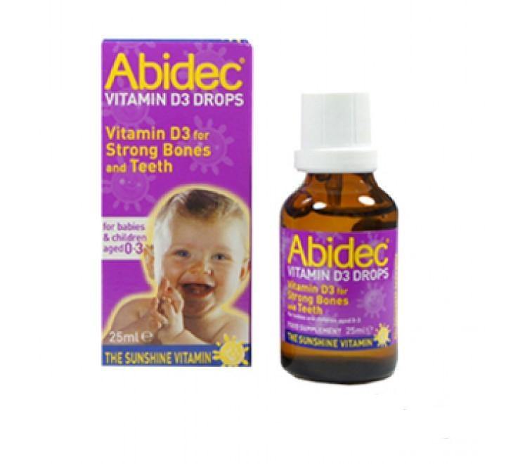 Abidec Vitamin D3 Drops 25ml - Medipharm Online