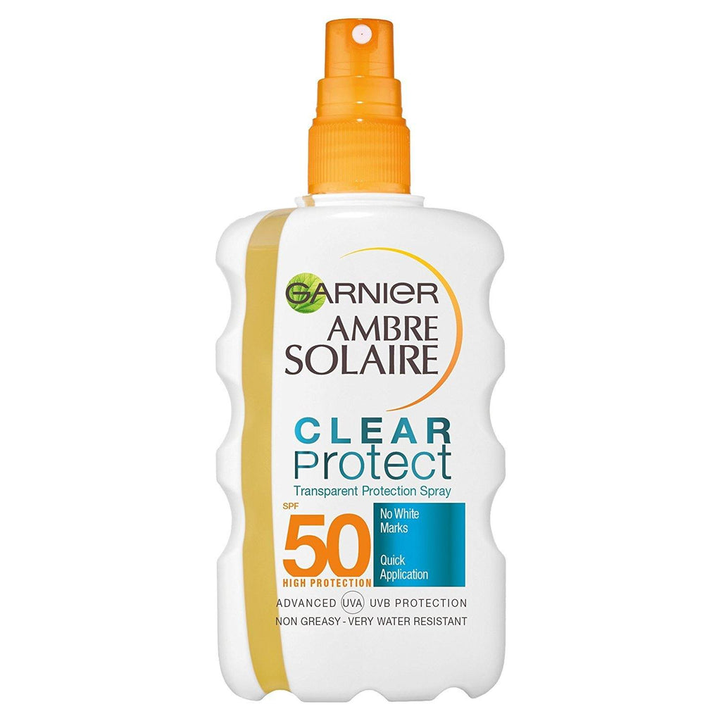Garnier Ambre Solaire - Clear Protect - Sun Cream Spray - SPF50 - 200ml - Medipharm Online - Cheap Online Pharmacy Dublin Ireland Europe Best Price