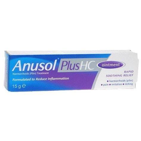 Anusol - HC Ointment OTC -15g - Medipharm Online - Cheap Online Pharmacy Dublin Ireland Europe Best Price