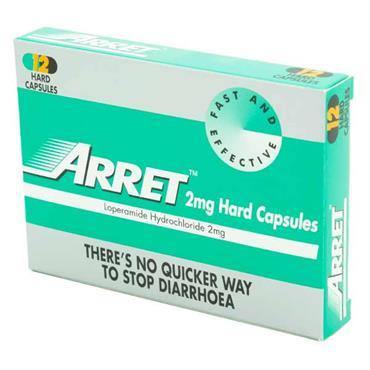 Arret Loperamide - 2mg Capsules - Medipharm Online - Cheap Online Pharmacy Dublin Ireland Europe Best Price