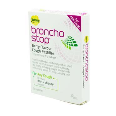Buttercup Broncho Stop Cough Pastilles 10 pack - Medipharm Online - Cheap Online Pharmacy Dublin Ireland Europe Best Price