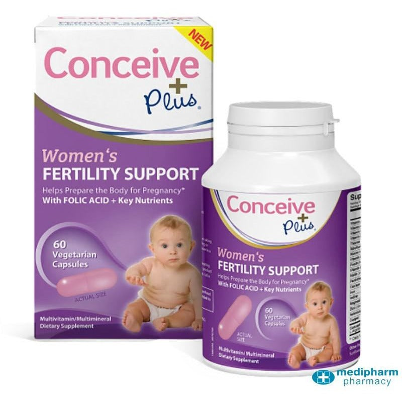 Conceive Plus - Women’s Fertility Support, 60 caps 30 day supply - Medipharm Online - Cheap Online Pharmacy Dublin Ireland Europe Best Price