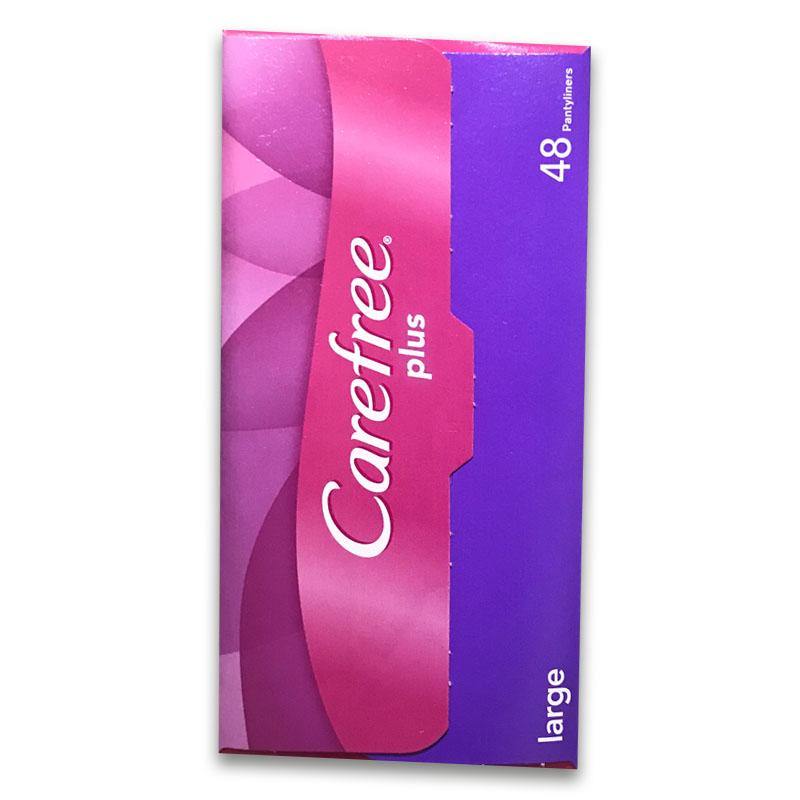 Carefree Plus - Large - Fresh Scent - Extra Protection/ 3D Comfort - 48 Pack - Medipharm Online - Cheap Online Pharmacy Dublin Ireland Europe Best Price