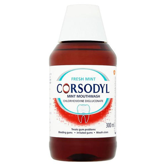 Corsodyl - Alcohol Free Mouthwash Fresh Mint - 300ml