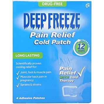 Deep Freeze Cold Patch 4 Single Patches - Medipharm Online - Cheap Online Pharmacy Dublin Ireland Europe Best Price
