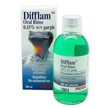 Difflam Oral Rinse 300ml - Medipharm Online - Cheap Online Pharmacy Dublin Ireland Europe Best Price