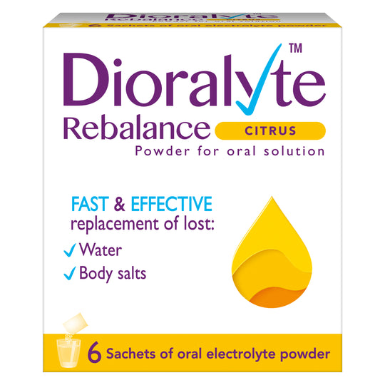 Dioralyte Rebalance Citrus 6 Pack