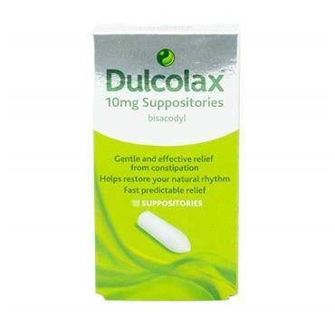 Dulcolax 10mg Bisacodyl Suppositories 12 Pack - Medipharm Online - Cheap Online Pharmacy Dublin Ireland Europe Best Price