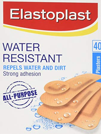 Elastoplast - Water Resistant Plasters - 40 Pack - Medipharm Online - Cheap Online Pharmacy Dublin Ireland Europe Best Price
