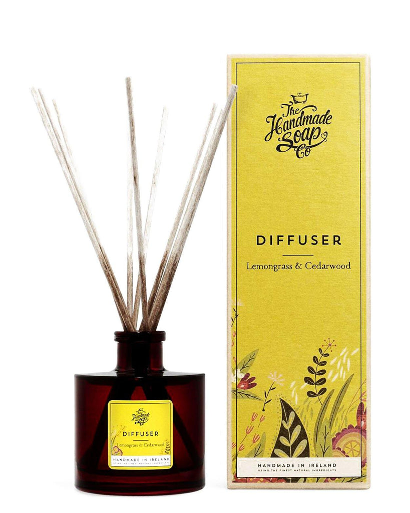 The Handmade Soap Company Lemongrass & Cedarwood Fragrance Diffuser 180ml - Medipharm Online
