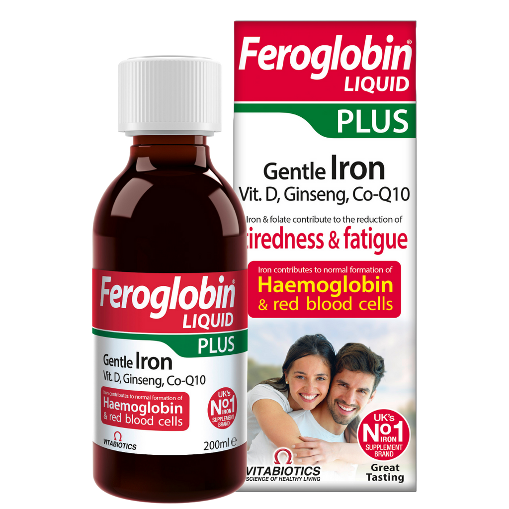 Vitabiotics Feroglobin Plus Liquid Iron 200ml at Medipharm