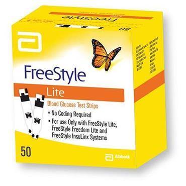 FreeStyle Lite Blood Glucose Test Strips - 50 Strips - Medipharm Online - Cheap Online Pharmacy Dublin Ireland Europe Best Price