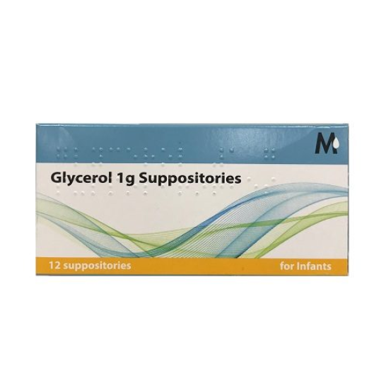 Glycerol - 1g Suppositories For Infants - 12 Pack - Medipharm Online - Cheap Online Pharmacy Dublin Ireland Europe Best Price