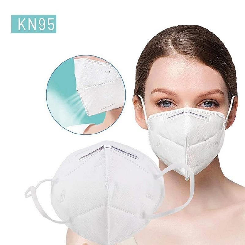 Face Mask Protective KN95 with Adjustable Nose Clip Pack of 5 - Medipharm Online