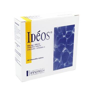 Ideos Calcium and Vitamin D Chewable Tablets 60 Pack - Medipharm Online - Cheap Online Pharmacy Dublin Ireland Europe Best Price